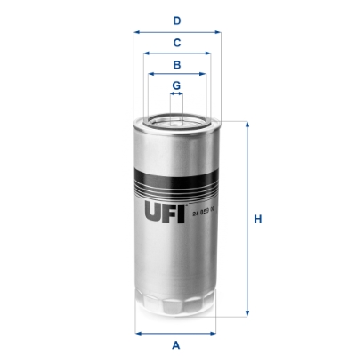 Brandstoffilter UFI 24.059.00