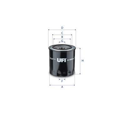 Brandstoffilter UFI 24.259.00