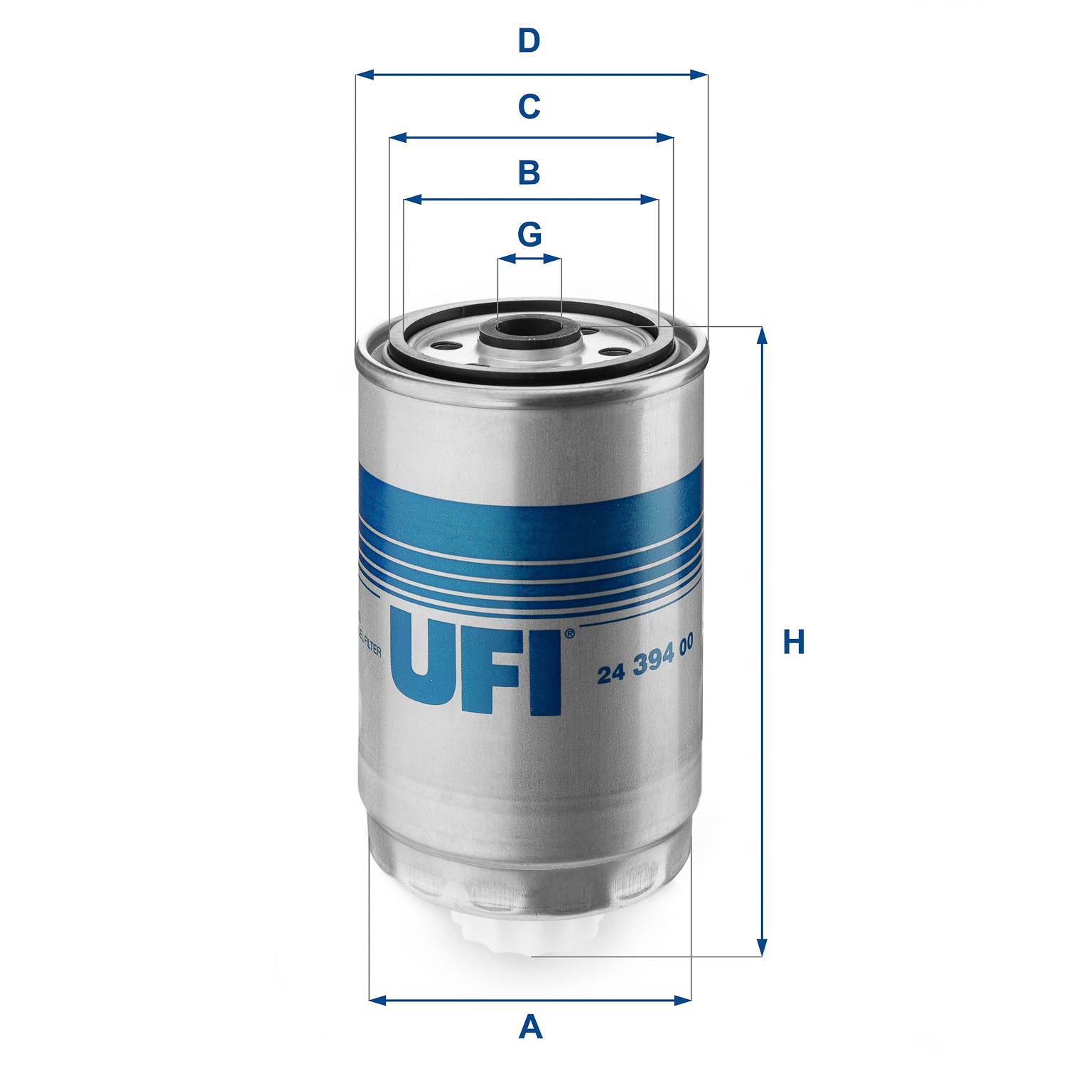 Brandstoffilter UFI 24.394.00