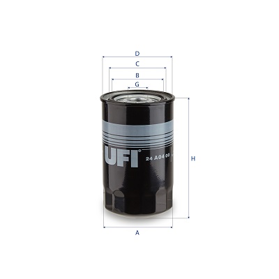 Brandstoffilter UFI 24.A04.00