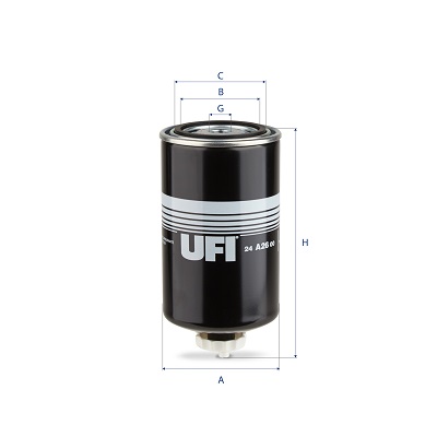 Brandstoffilter UFI 24.A26.00
