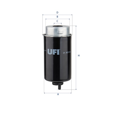 Brandstoffilter UFI 24.A31.00