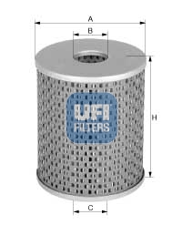 Brandstoffilter UFI 26.601.00