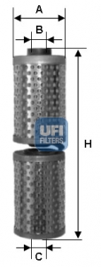 Oliefilter UFI 25.526.00