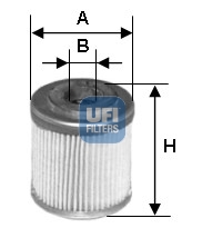 Oliefilter UFI 25.547.00