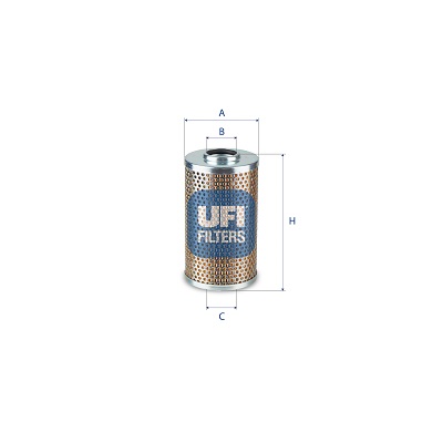 Filter/oliezeef automaatbak UFI 25.684.00