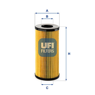 Brandstoffilter UFI 26.162.00