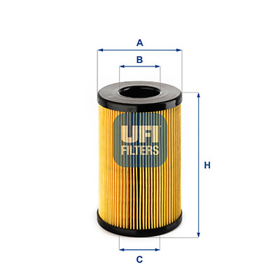 Brandstoffilter UFI 26.163.00