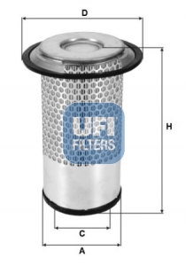 Luchtfilter UFI 27.555.00