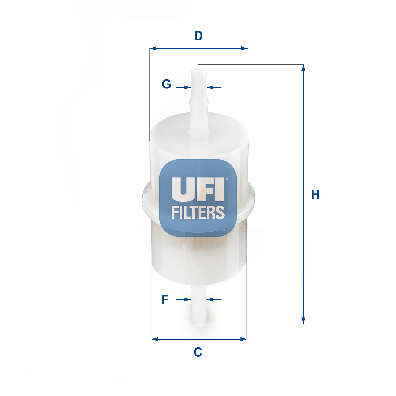 Brandstoffilter UFI 31.001.00