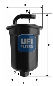 Brandstoffilter UFI 31.694.00