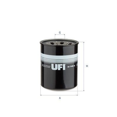 Filter, hydrauliek UFI 80.140.00