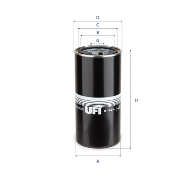 Hydrauliekfilter UFI 80.144.00