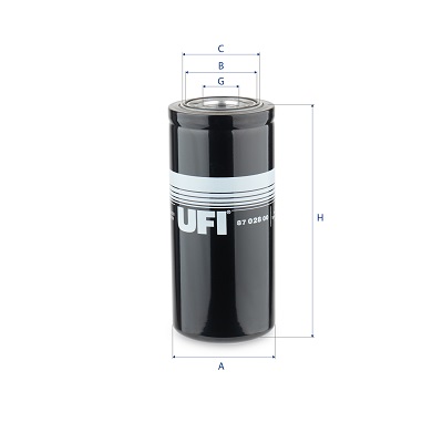 Hydrauliekfilter UFI 87.028.00