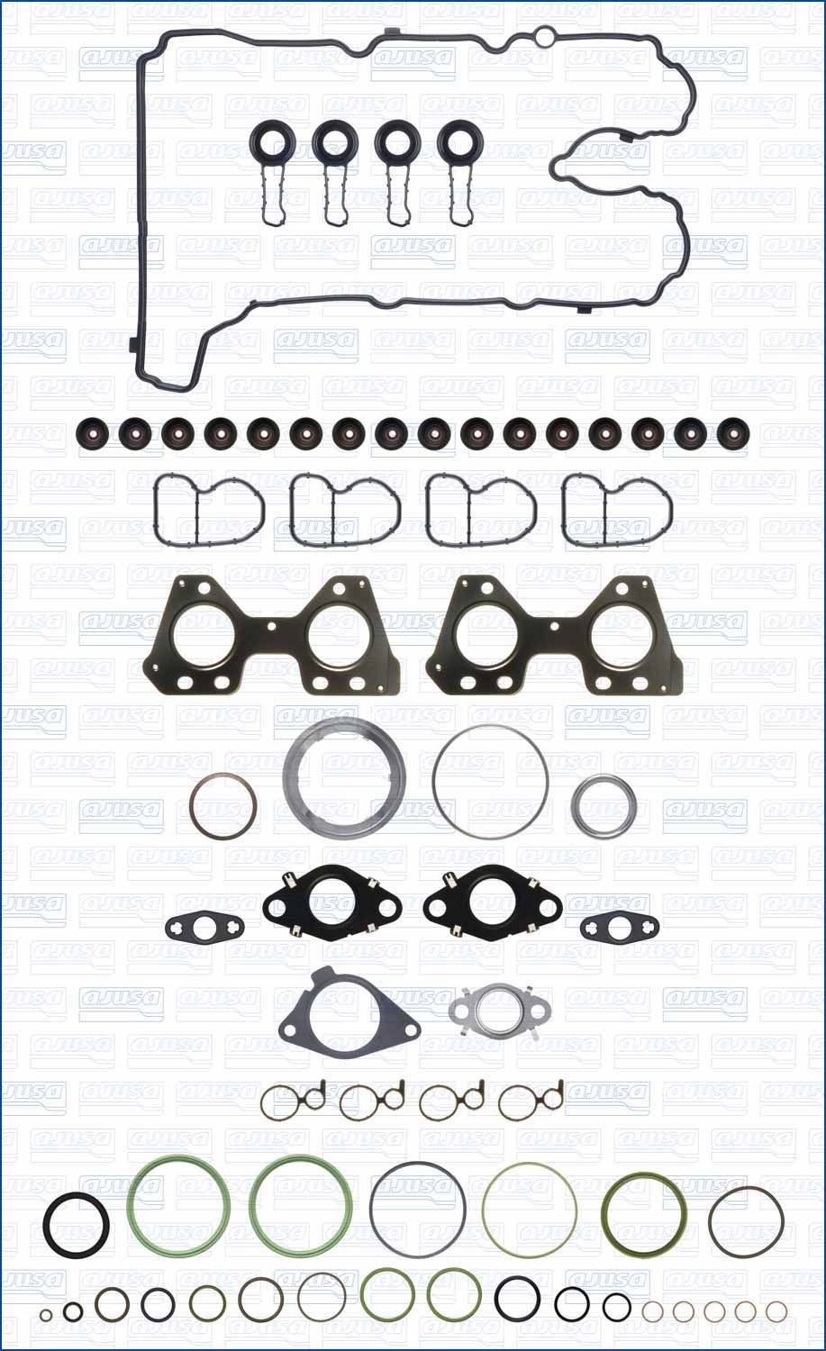 Cilinderkop pakking set/kopset Ajusa 53080300