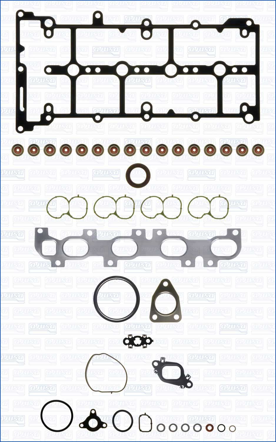 Cilinderkop pakking set/kopset Ajusa 53100400