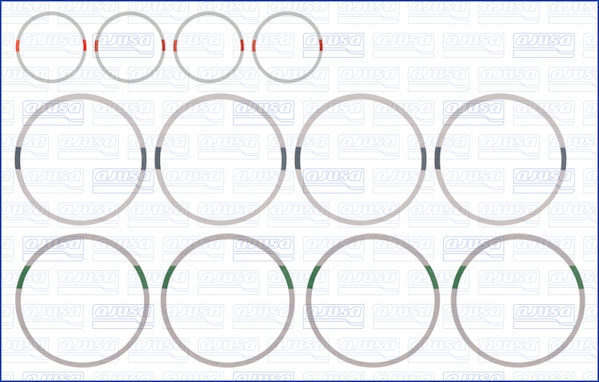 Ajusa Cilinderbus/voering O-ring 60001200