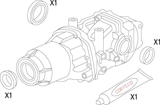 Pakkingset Corteco 19536172
