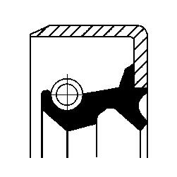 Corteco Afdichtring 01026329B