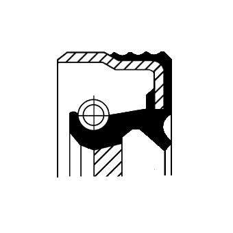 Corteco Schakelstang keerring 01034714B