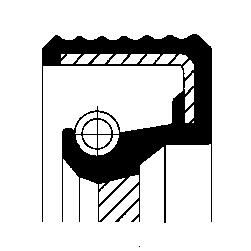 Corteco Schakelstang keerring 01031573B