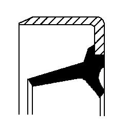 Schakelstang keerring Corteco 01033944B
