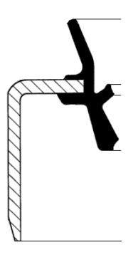 Wielnaaf keerring Corteco 49378518