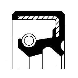 Wielnaaf keerring Corteco 19033797B