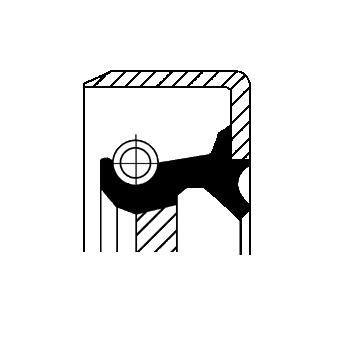 Corteco Differentieel keerring 19034986B