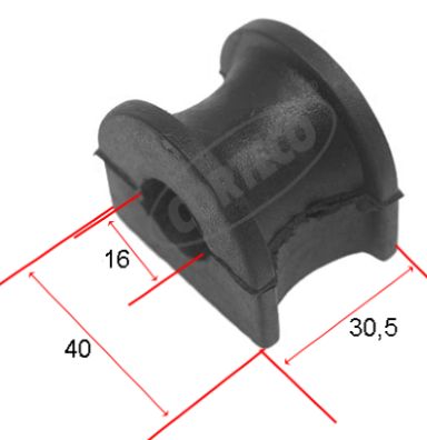 Stabilisatorstang rubber Corteco 21652984