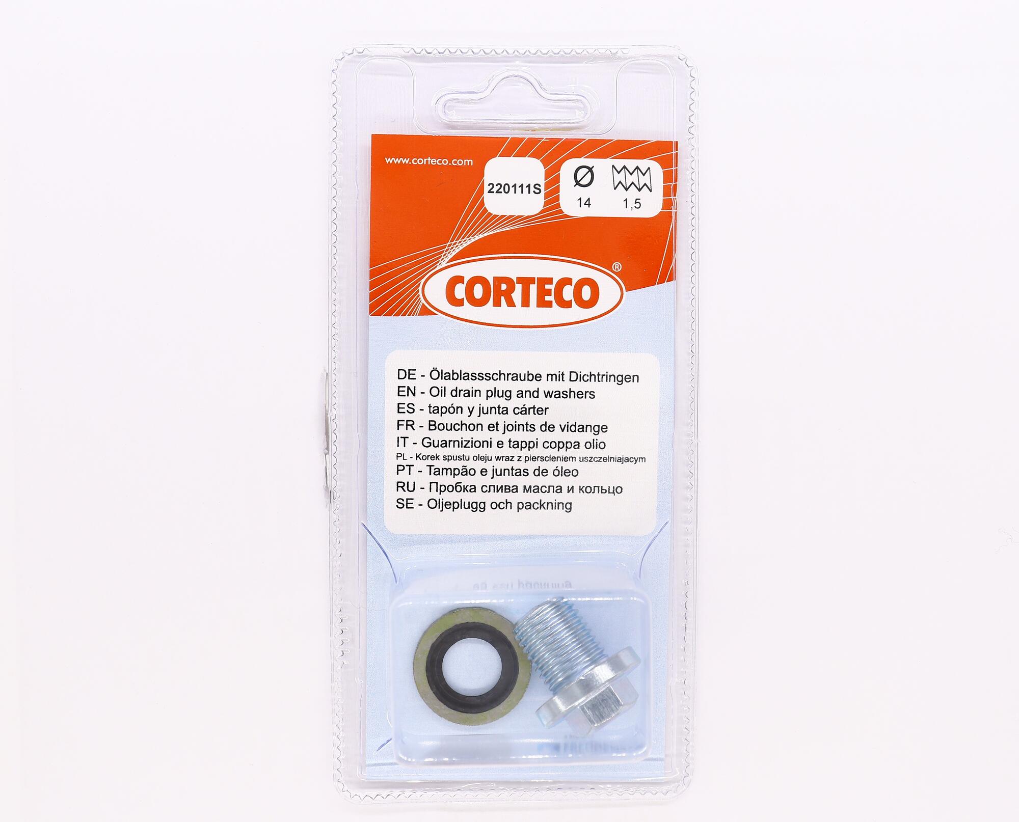 Corteco Olie aftapplug / carterplug 220111S