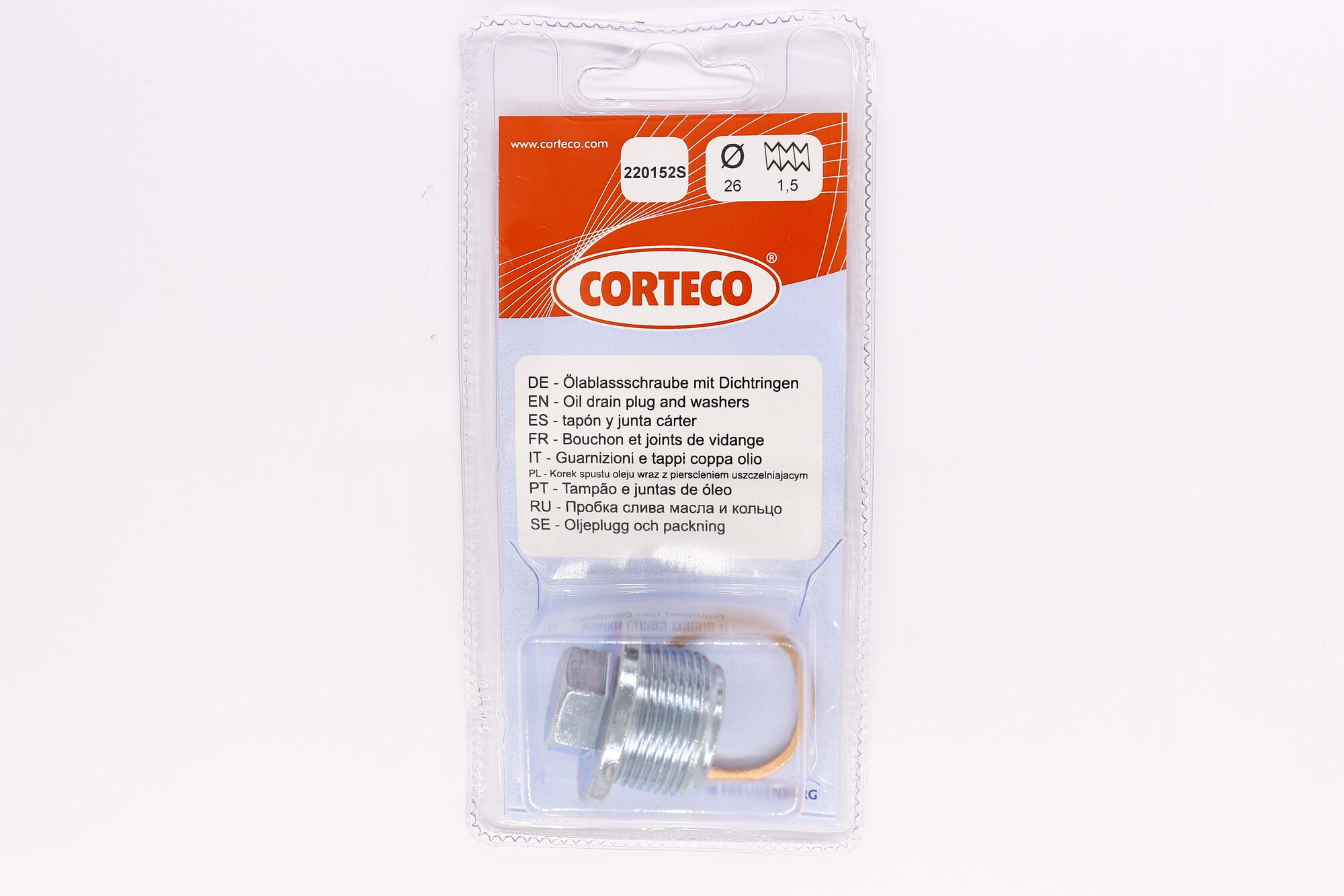 Corteco Olie aftapplug / carterplug 220152S