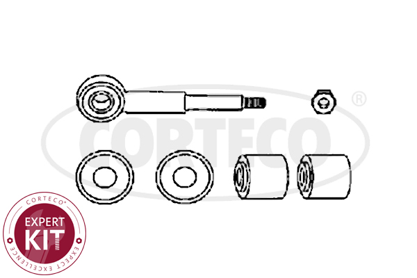 Stabilisatorstang Corteco 49401307