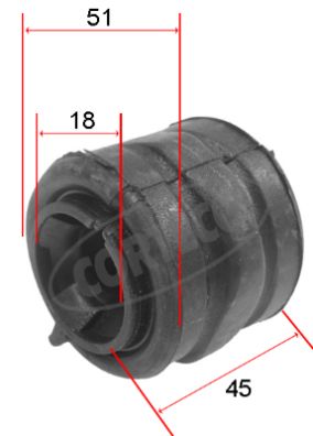 Stabilisatorstang rubber Corteco 80000096