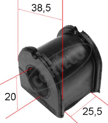 Stabilisatorstang rubber Corteco 80000475