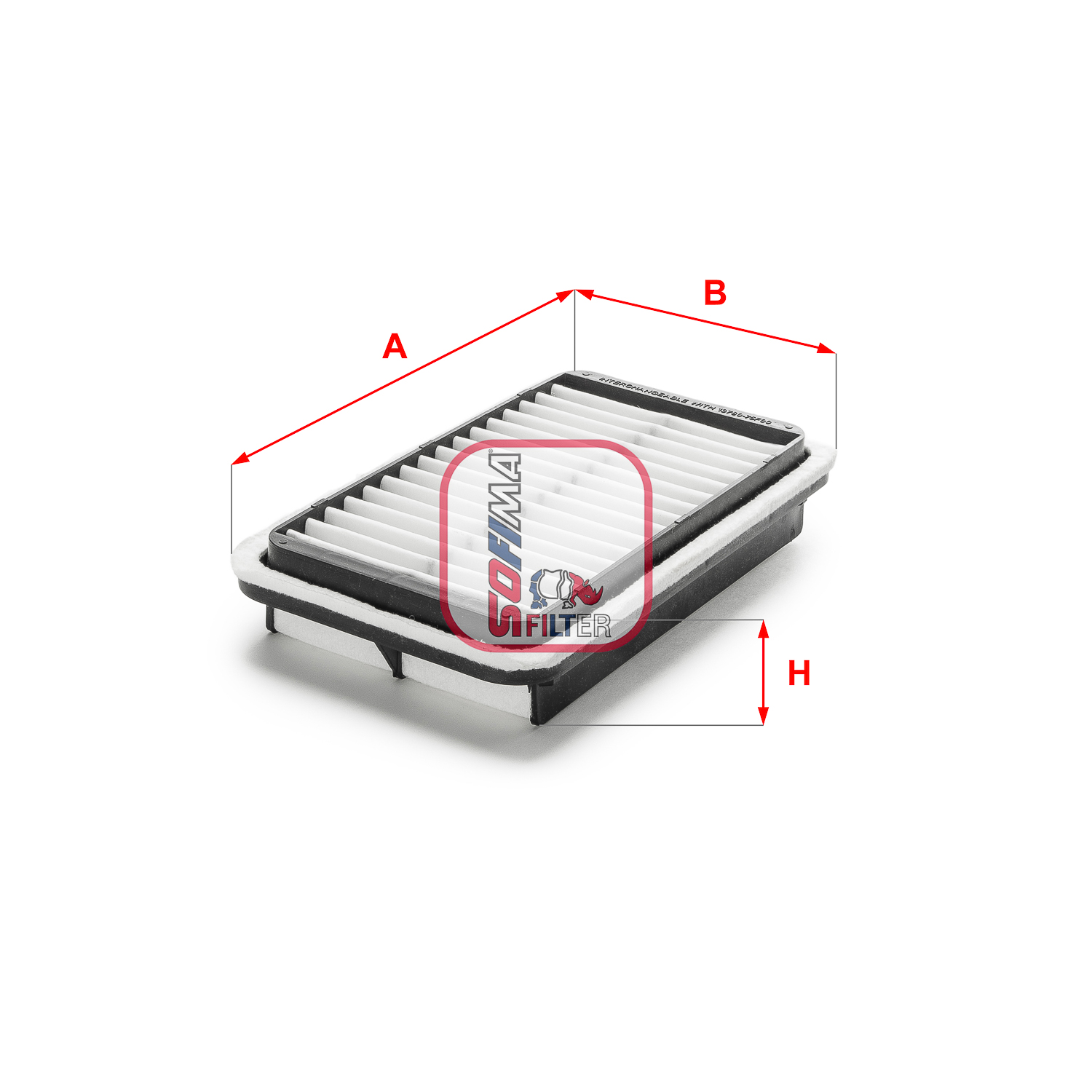 Luchtfilter Sofima S 0378 A