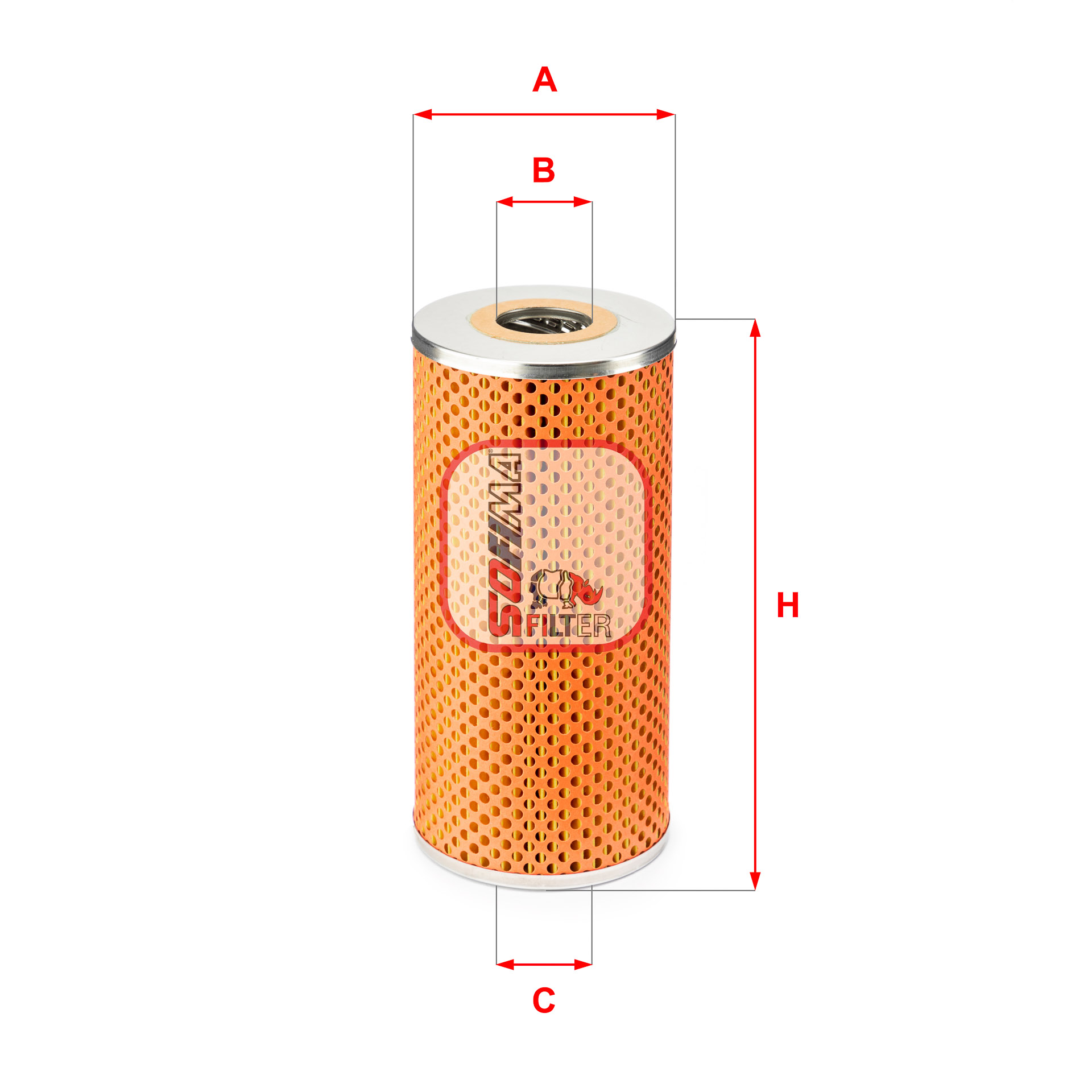 Filter/oliezeef automaatbak Sofima S 0580 PO