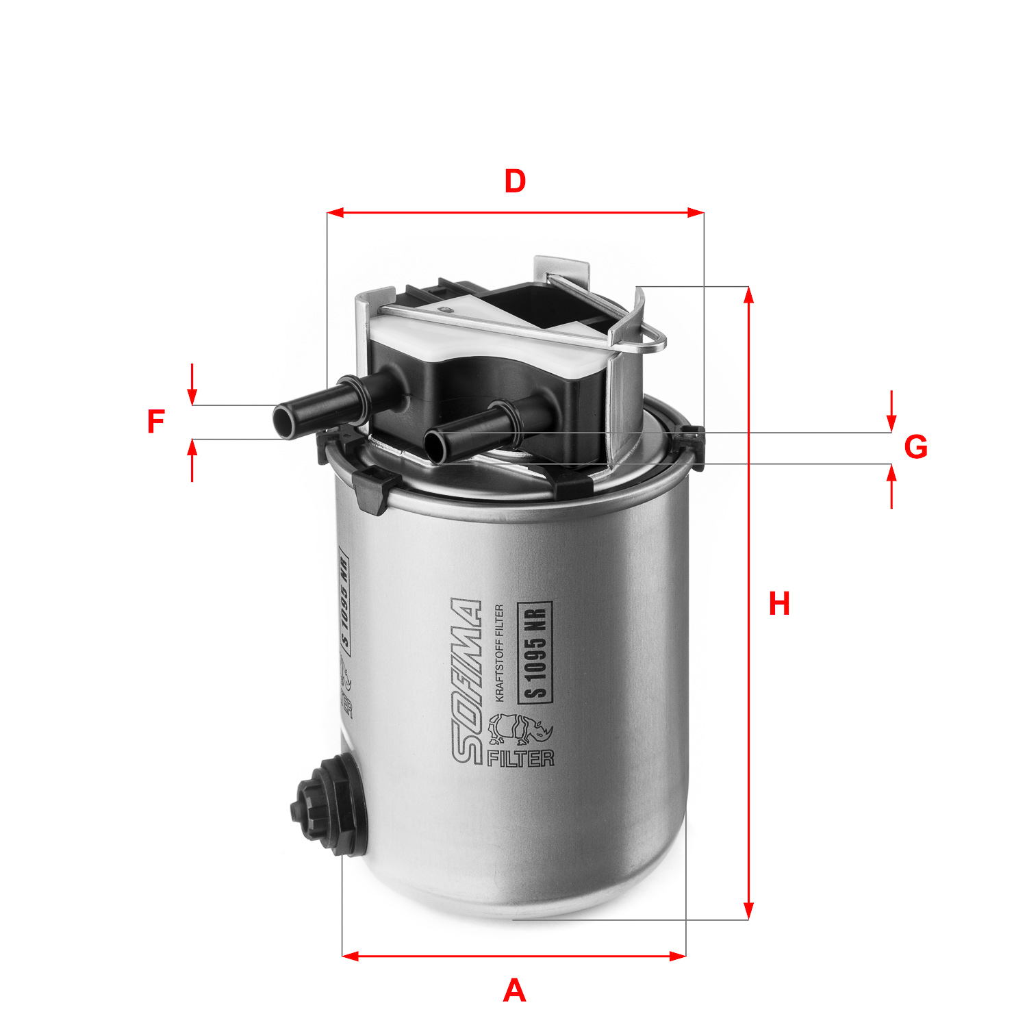 Brandstoffilter Sofima S 1095 NR