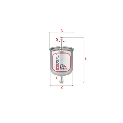 Brandstoffilter Sofima S 1529 B