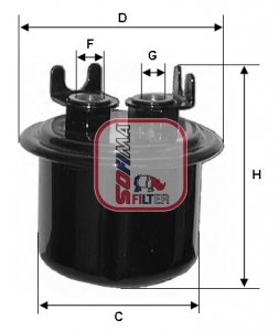 Brandstoffilter Sofima S 1539 B