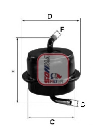 Brandstoffilter Sofima S 1565 B