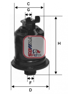 Brandstoffilter Sofima S 1592 B