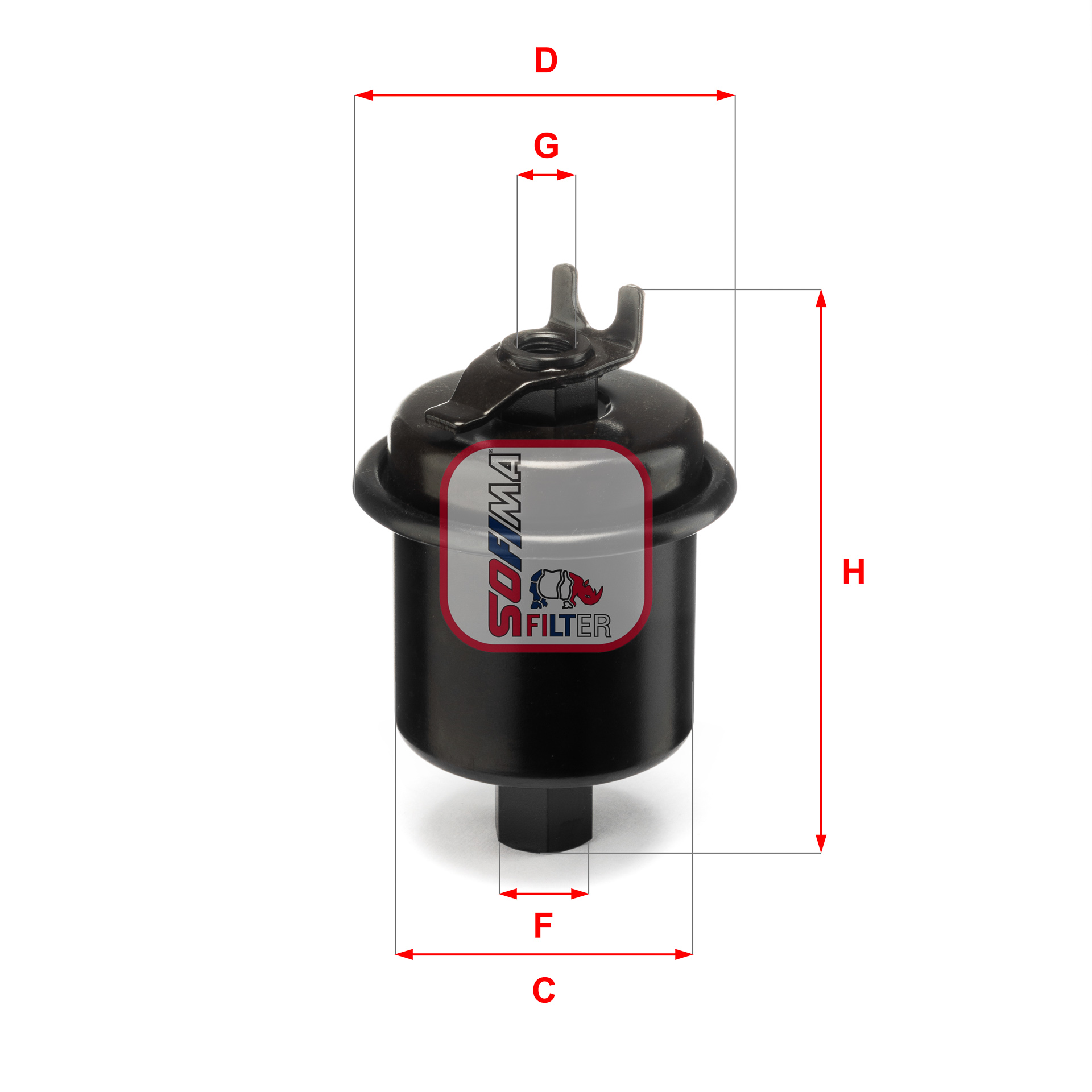 Brandstoffilter Sofima S 1621 B