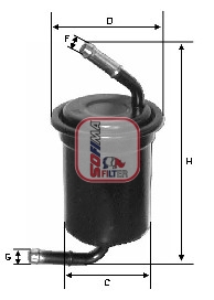 Brandstoffilter Sofima S 1664 B