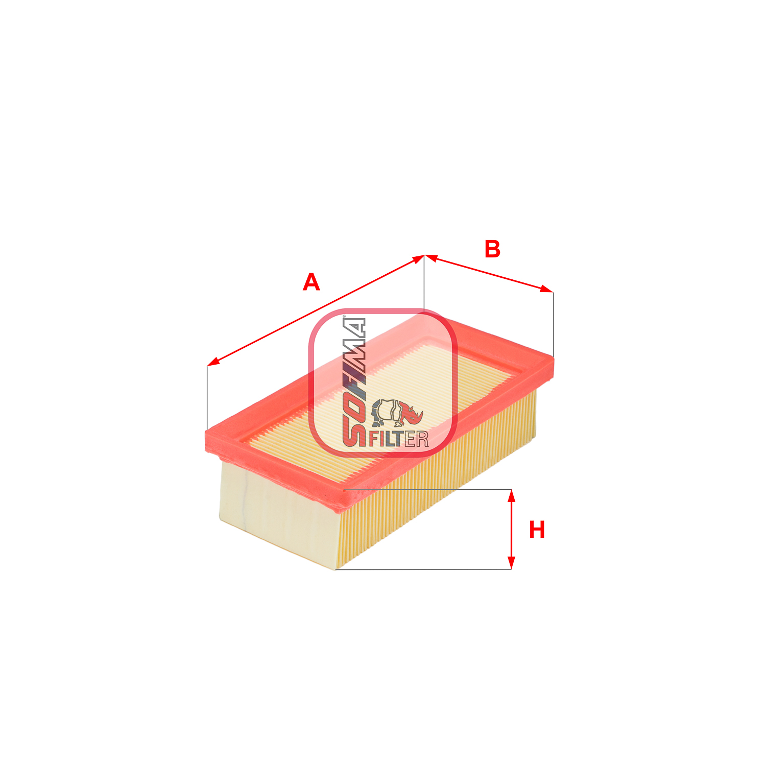 Luchtfilter Sofima S 1780 A