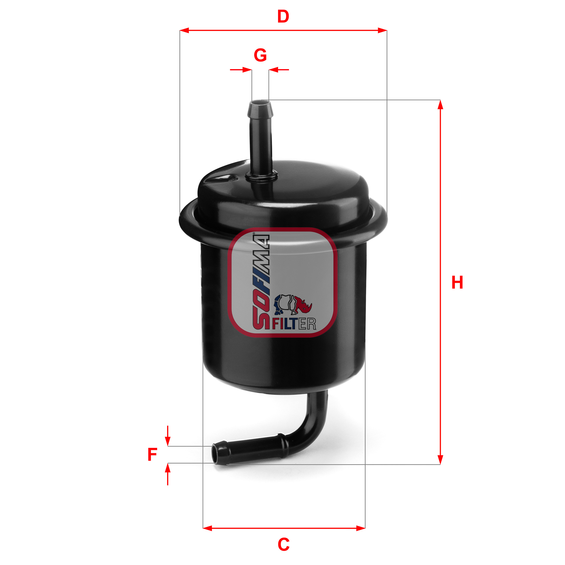 Brandstoffilter Sofima S 1801 B