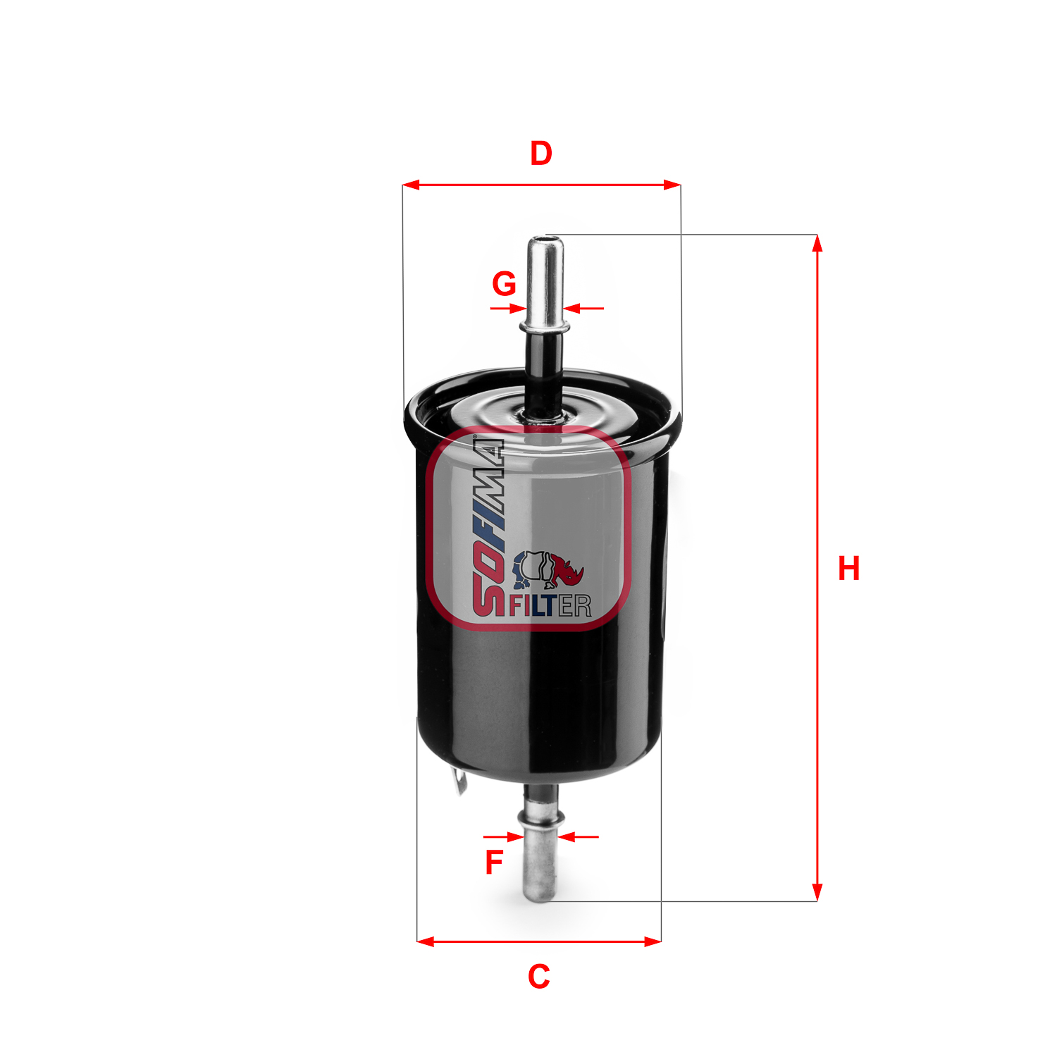 Brandstoffilter Sofima S 1843 B