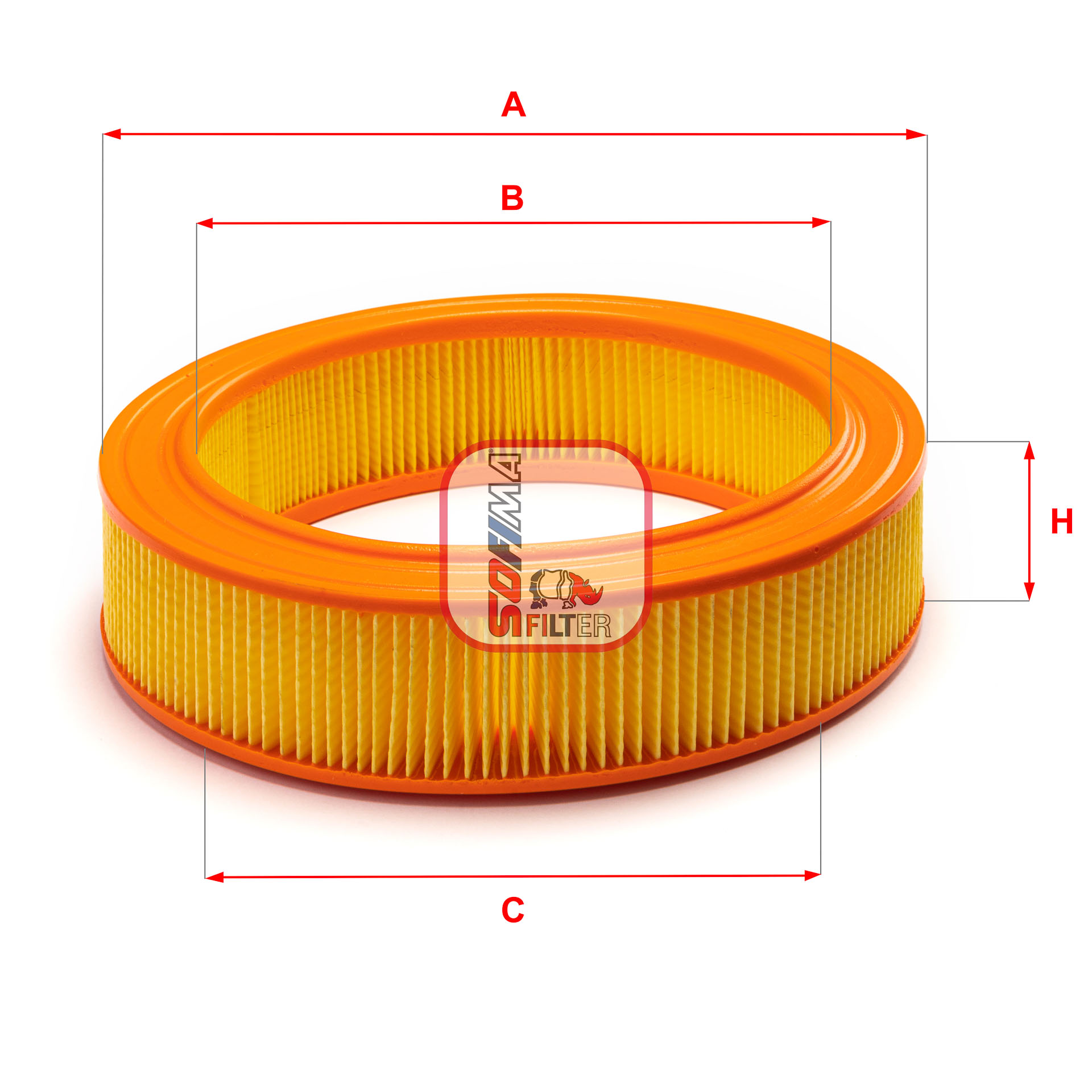 Luchtfilter Sofima S 2040 A