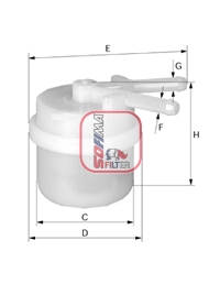 Brandstoffilter Sofima S 1024 B