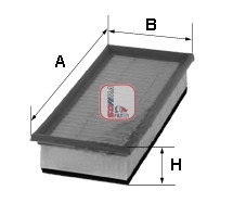 Luchtfilter Sofima S 1612 A